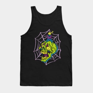 Spider web candle skill Tank Top